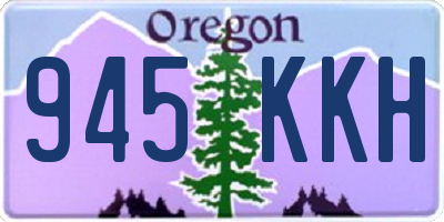 OR license plate 945KKH
