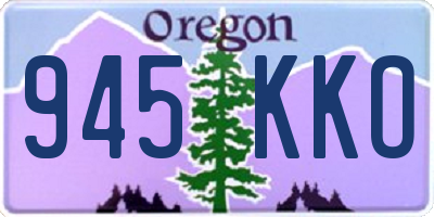 OR license plate 945KKO