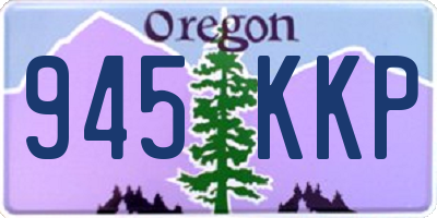OR license plate 945KKP