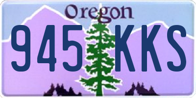 OR license plate 945KKS