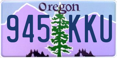 OR license plate 945KKU