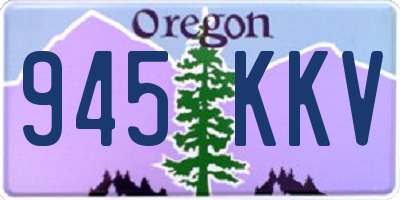 OR license plate 945KKV