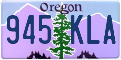 OR license plate 945KLA