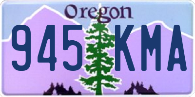 OR license plate 945KMA