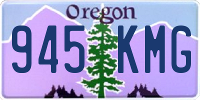 OR license plate 945KMG
