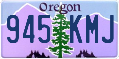 OR license plate 945KMJ