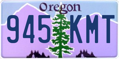 OR license plate 945KMT