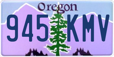 OR license plate 945KMV