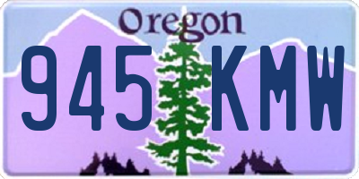 OR license plate 945KMW