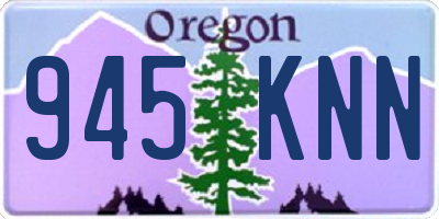 OR license plate 945KNN