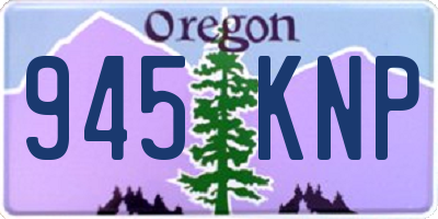 OR license plate 945KNP
