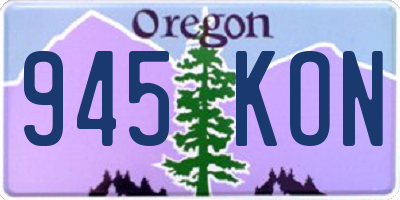 OR license plate 945KON