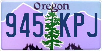 OR license plate 945KPJ