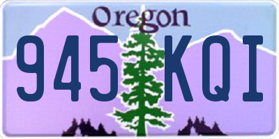 OR license plate 945KQI