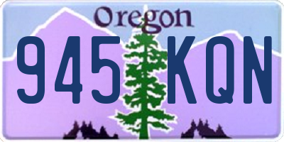 OR license plate 945KQN