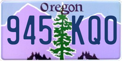 OR license plate 945KQO