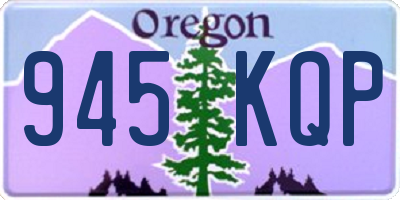 OR license plate 945KQP