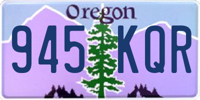 OR license plate 945KQR
