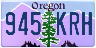 OR license plate 945KRH