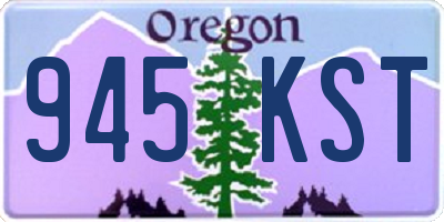 OR license plate 945KST