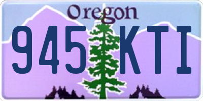OR license plate 945KTI
