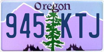 OR license plate 945KTJ