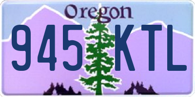 OR license plate 945KTL