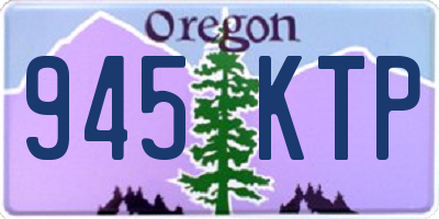 OR license plate 945KTP