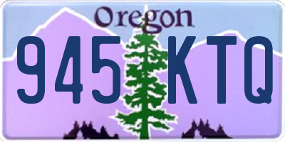 OR license plate 945KTQ