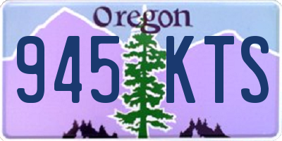 OR license plate 945KTS