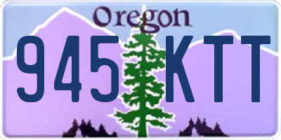 OR license plate 945KTT