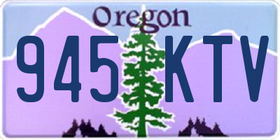 OR license plate 945KTV