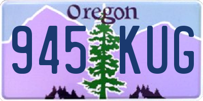 OR license plate 945KUG