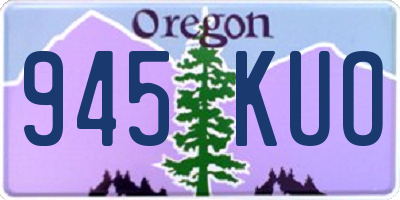 OR license plate 945KUO
