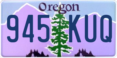 OR license plate 945KUQ