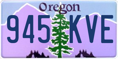 OR license plate 945KVE
