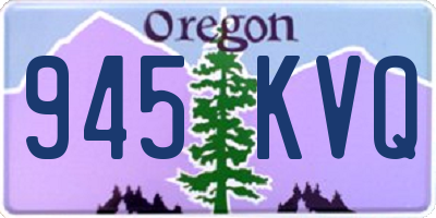 OR license plate 945KVQ
