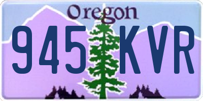 OR license plate 945KVR