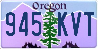 OR license plate 945KVT