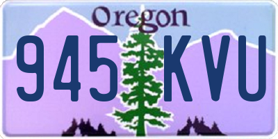 OR license plate 945KVU
