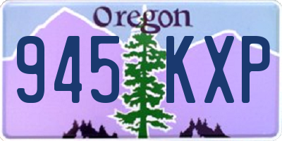 OR license plate 945KXP