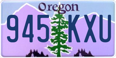 OR license plate 945KXU