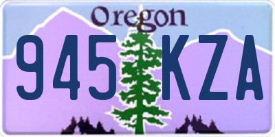OR license plate 945KZA