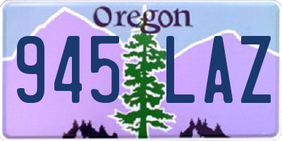 OR license plate 945LAZ