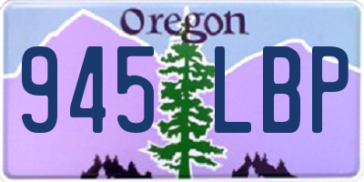 OR license plate 945LBP