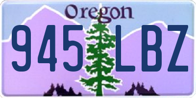 OR license plate 945LBZ