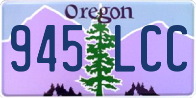 OR license plate 945LCC