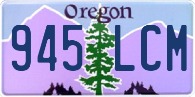 OR license plate 945LCM