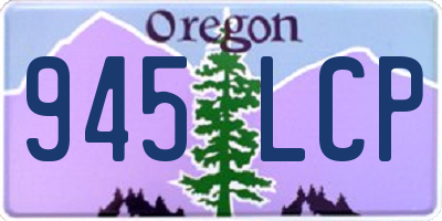OR license plate 945LCP