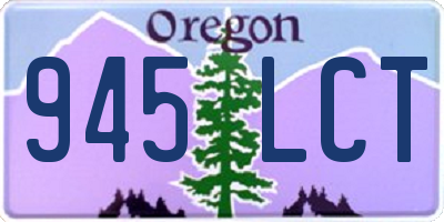 OR license plate 945LCT